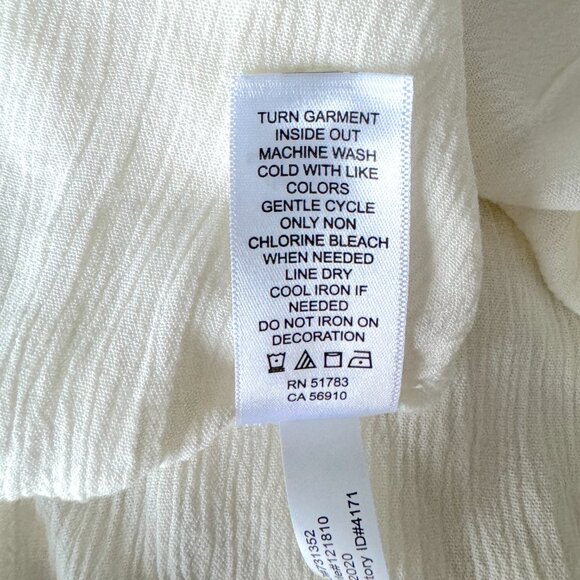 NWT Maurices 3 Plus IVORY Crochet Eyelet Trim Sleeveless Top Cami Tank - Picture 9 of 9